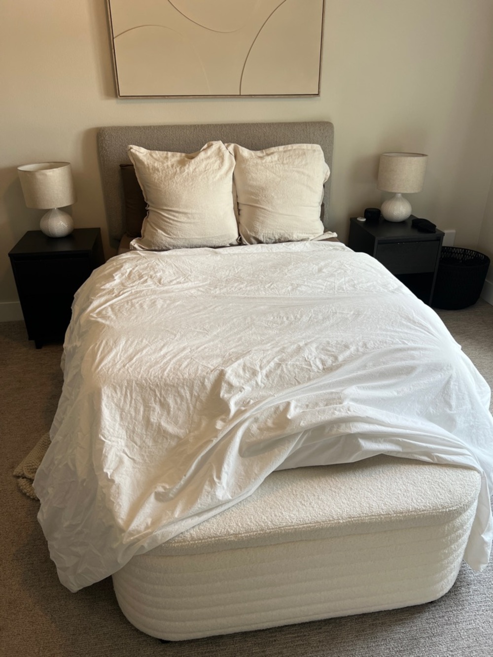 Brooklinen Classic Percale Duvet Cover Queen Full - Picture 2 of 6